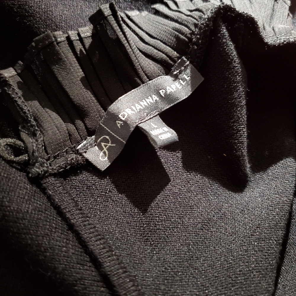 Adrianna Papell long sleeve sweater Black Size L